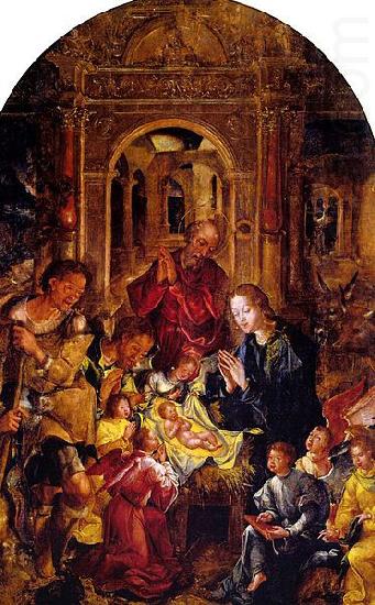 unknow artist Adoration of Shepherds china oil painting image